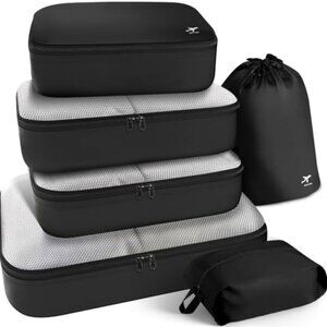 Packing Cubes for Suitcases - 6 Pieces